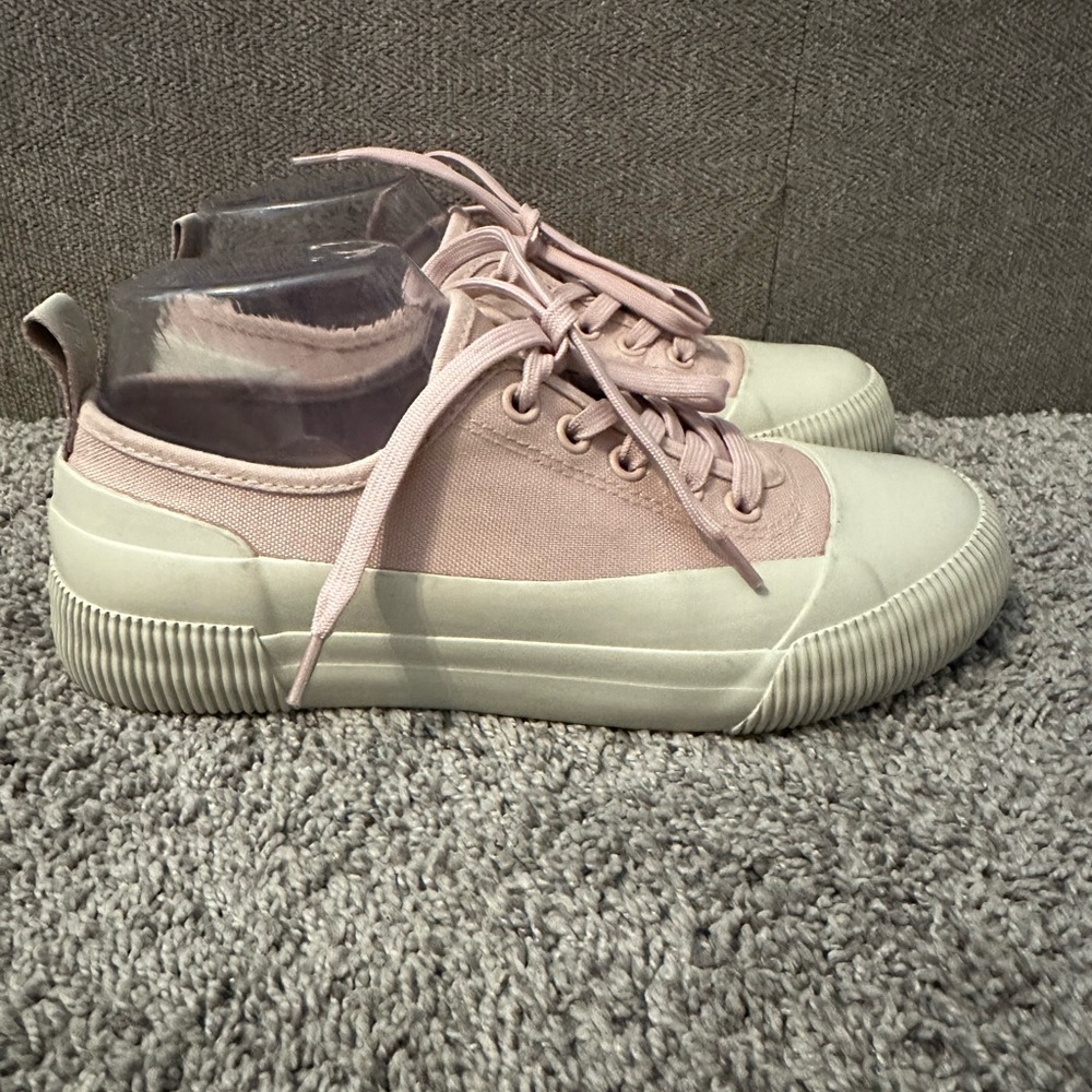 Aigle Pink Rubber Low‎ Women’s Sneaker size 6.5 - Picture 2 of 9